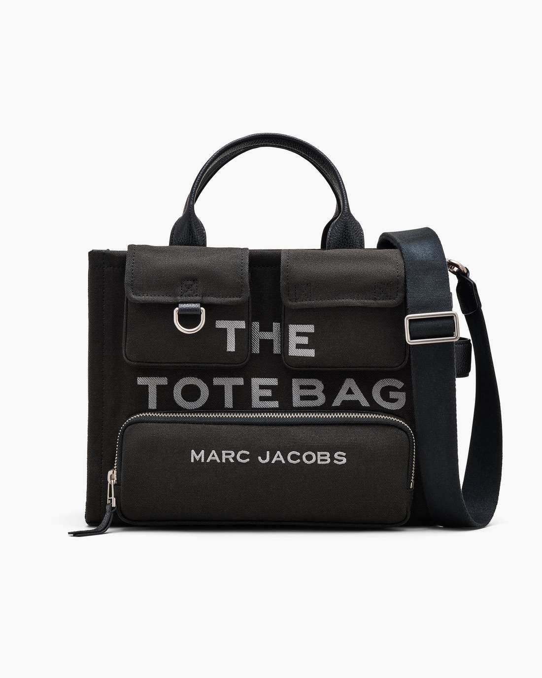 Marc Jacobs The Cargo Canvas Medium Tote Bag Black BAGS