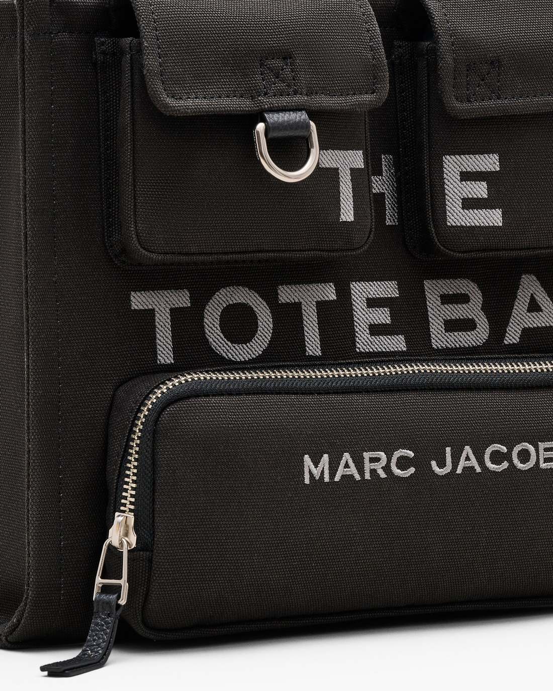 Marc Jacobs The Cargo Canvas Medium Tote Bag Black BAGS