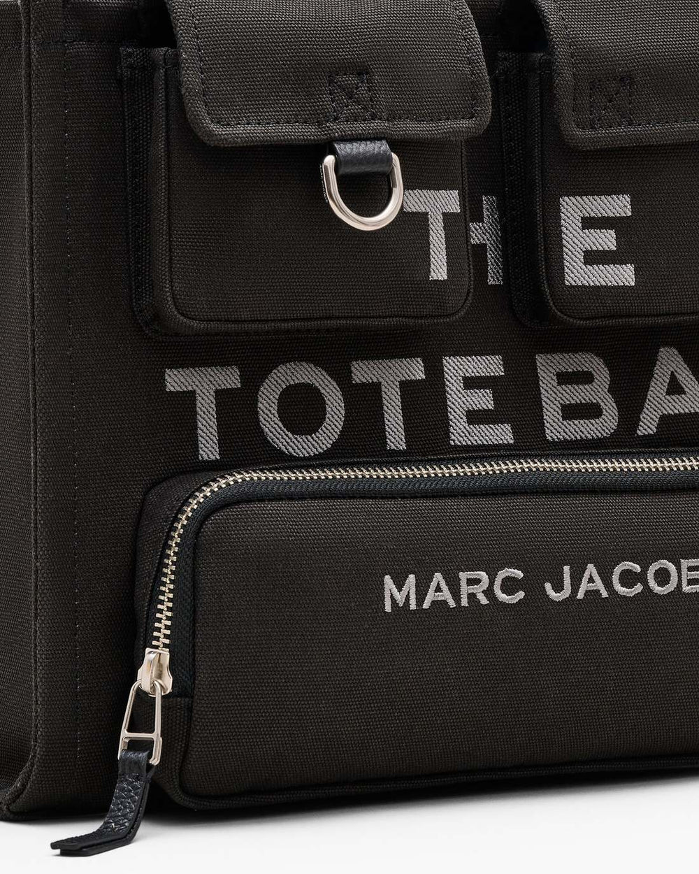 Marc Jacobs The Cargo Canvas Medium Tote Bag Black BAGS