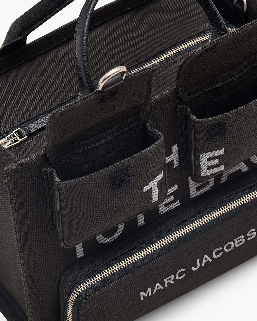 Marc Jacobs The Cargo Canvas Medium Tote Bag Black BAGS