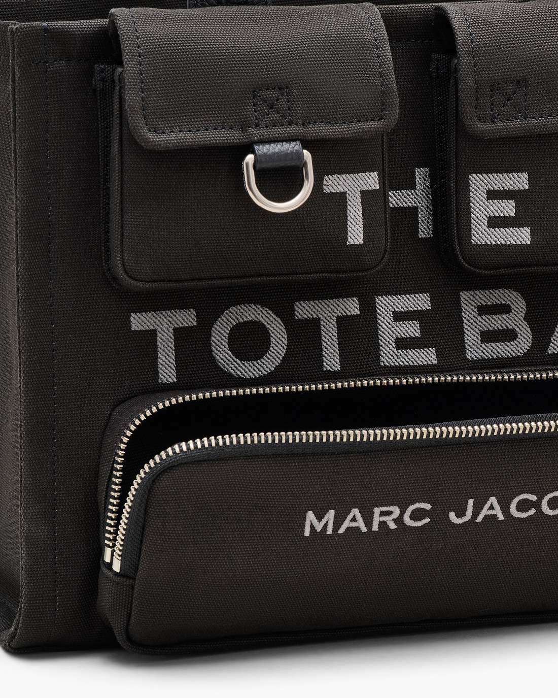 Marc Jacobs The Cargo Canvas Medium Tote Bag Black BAGS