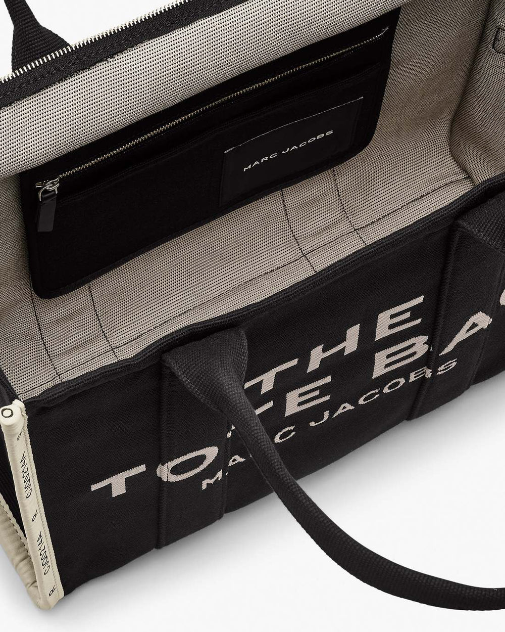 Marc Jacobs The Jacquard Large Tote Bag Black BAGS