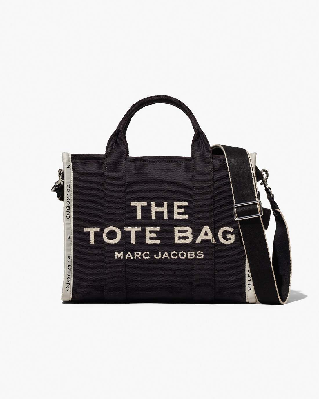 Marc Jacobs The Jacquard Medium Tote Bag Black BAGS