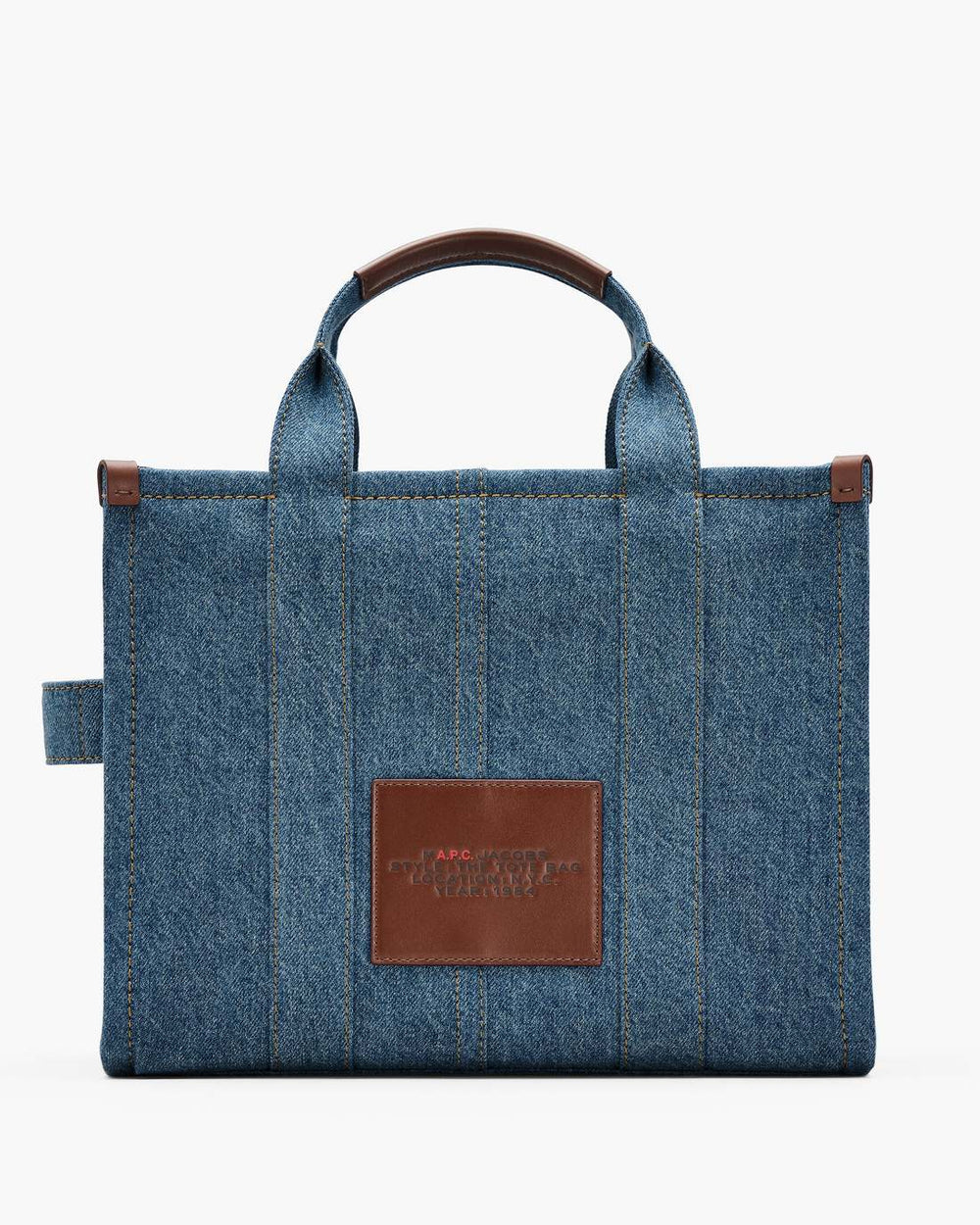 Marc Jacobs The A.P.C. X Marc Jacobs Denim Medium Tote Bag Washed Indigo BAGS