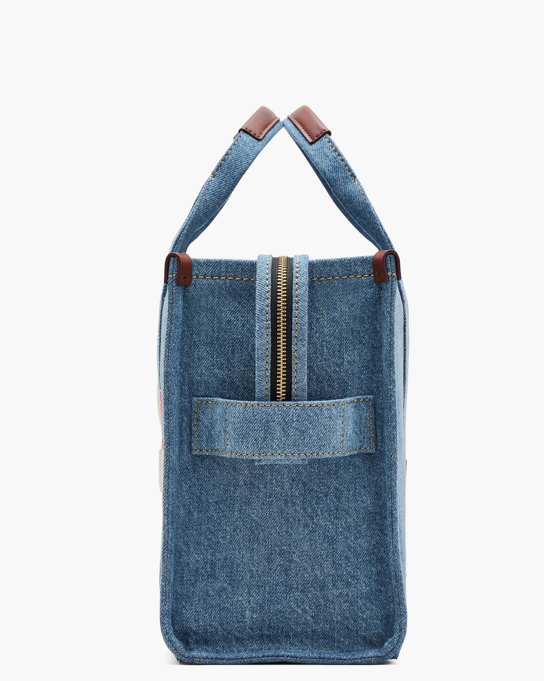 Marc Jacobs The A.P.C. X Marc Jacobs Denim Medium Tote Bag Washed Indigo BAGS