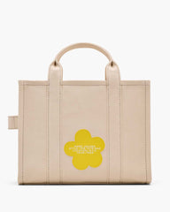 Marc Jacobs The Daisy Script Canvas Medium Tote Bag Cloud White Multi BAGS|NEW ARRIVALS