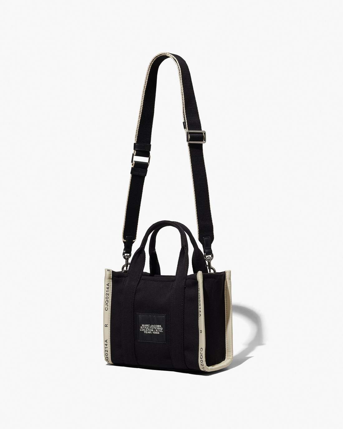 Marc Jacobs The Jacquard Small Tote Bag Black BAGS