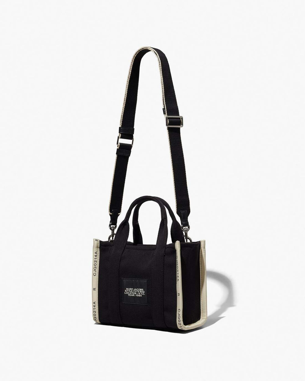 Marc Jacobs The Jacquard Small Tote Bag Black BAGS