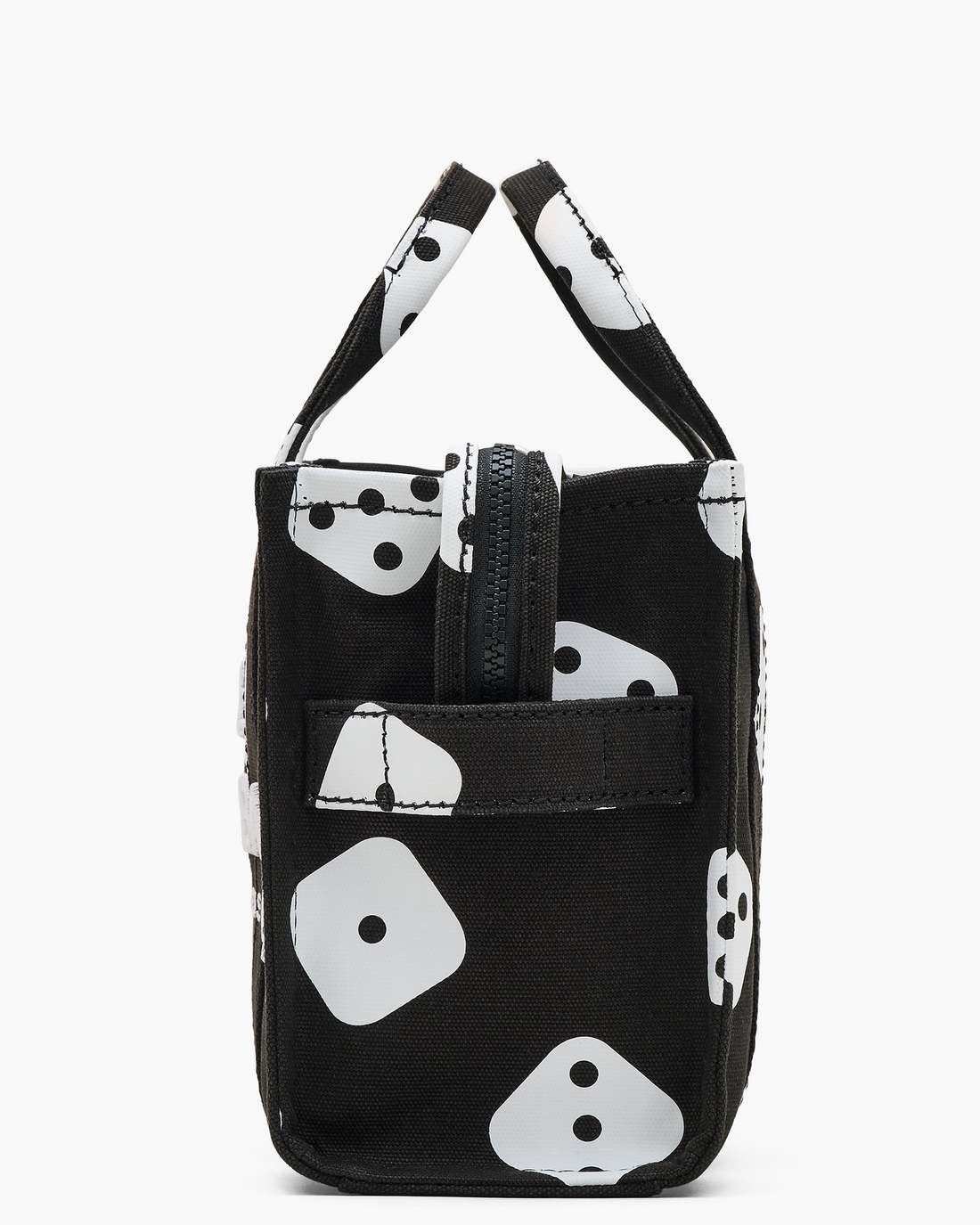 Marc Jacobs Derrick Adams X Marc Jacobs Canvas Small Tote Bag Black/White BAGS