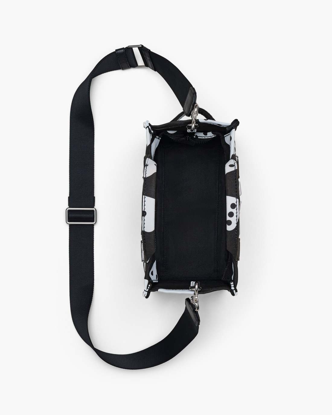 Marc Jacobs Derrick Adams X Marc Jacobs Canvas Small Tote Bag Black/White BAGS