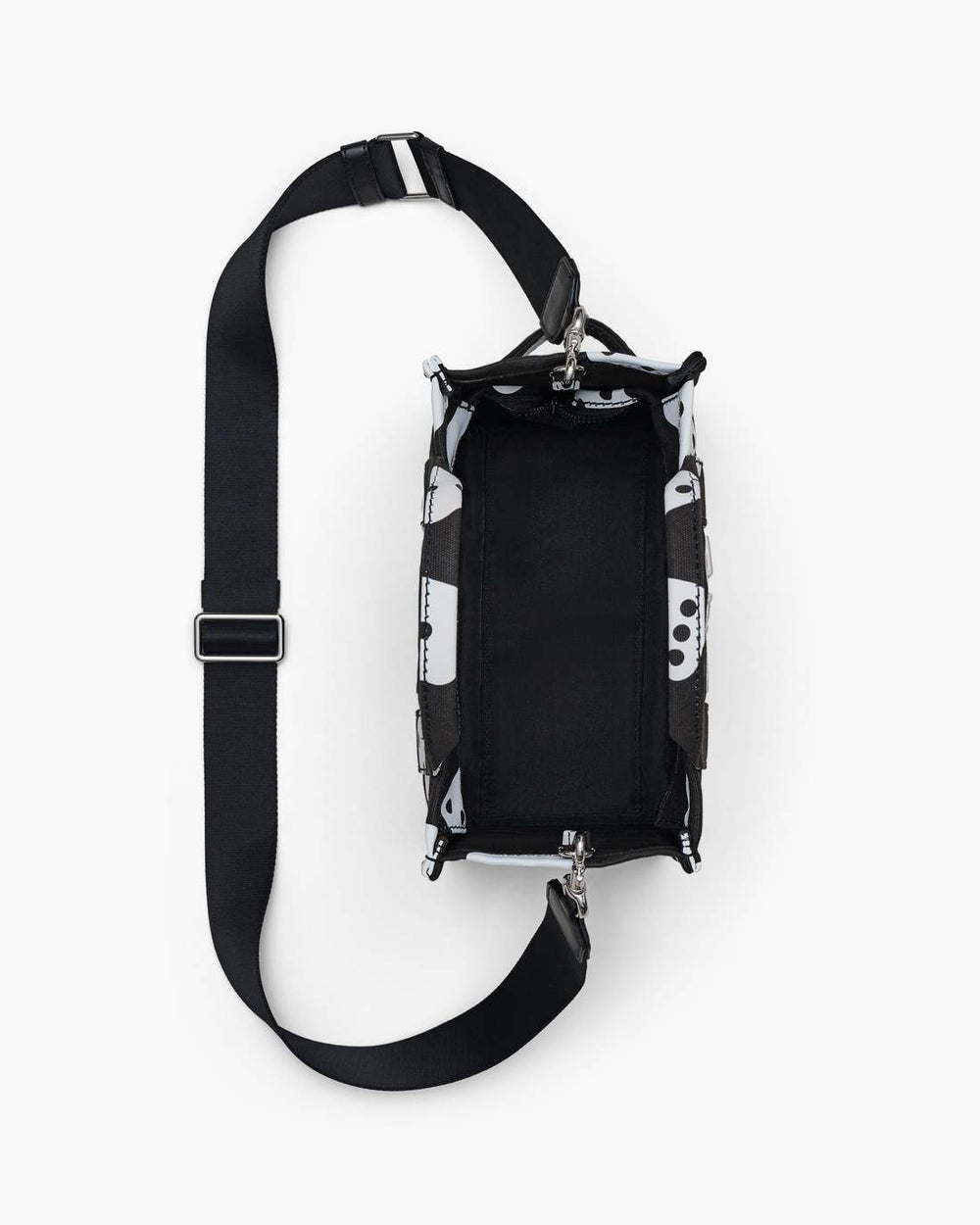 Marc Jacobs Derrick Adams X Marc Jacobs Canvas Small Tote Bag Black/White BAGS