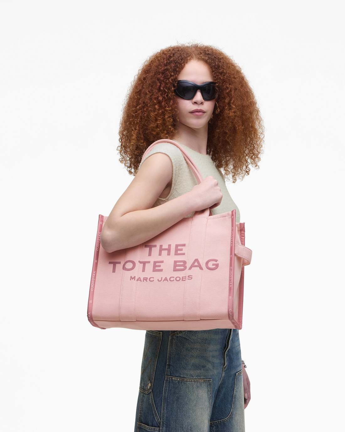 Marc Jacobs The Jacquard Large Tote Bag Rose BAGS