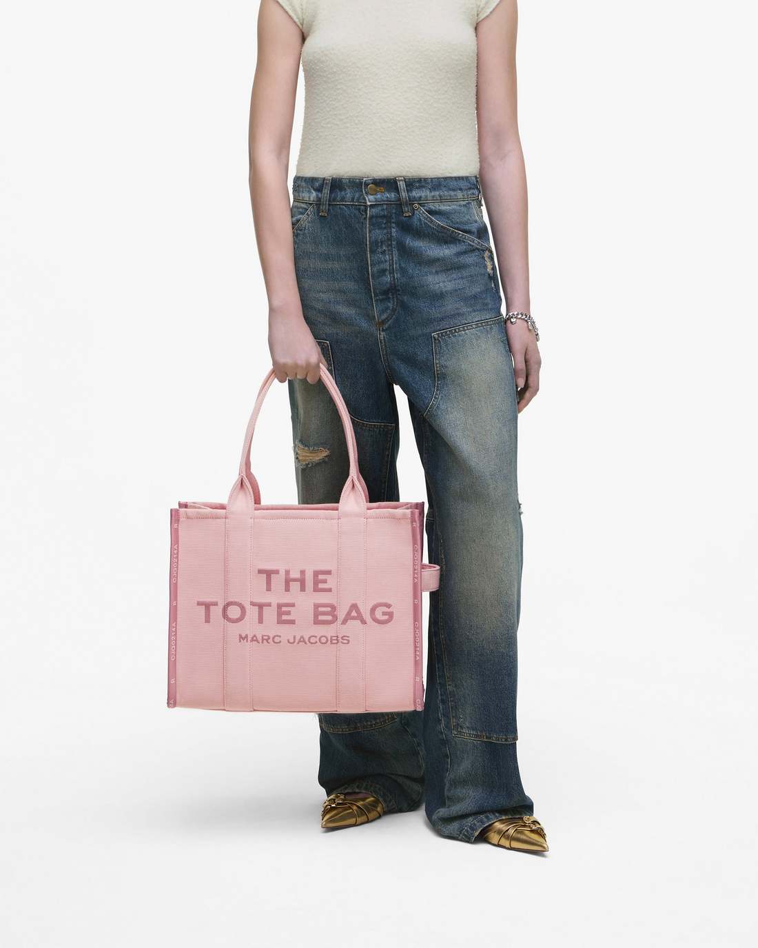 Marc Jacobs The Jacquard Large Tote Bag Rose BAGS