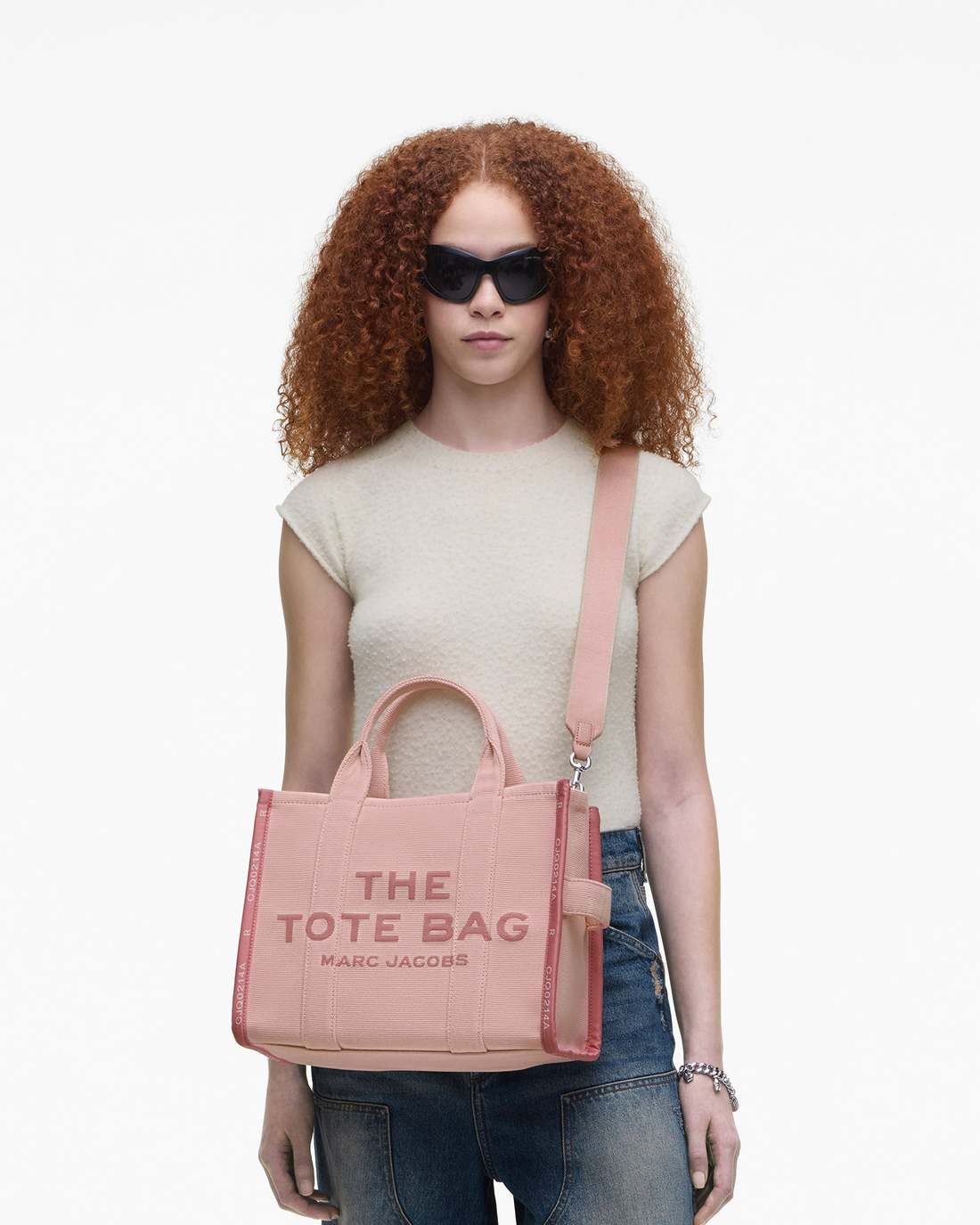Marc Jacobs The Jacquard Medium Tote Bag Rose BAGS