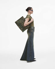 Marc Jacobs The Camo Jacquard Large Tote Bag Camo Multi BAGS