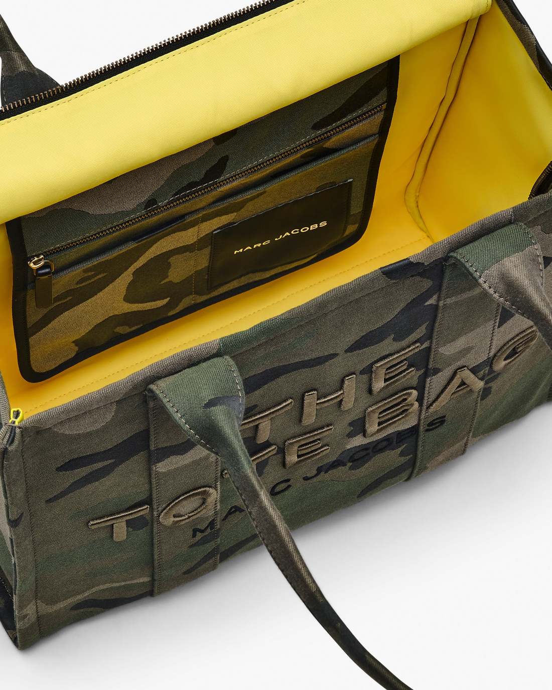 Marc Jacobs The Camo Jacquard Large Tote Bag Camo Multi BAGS