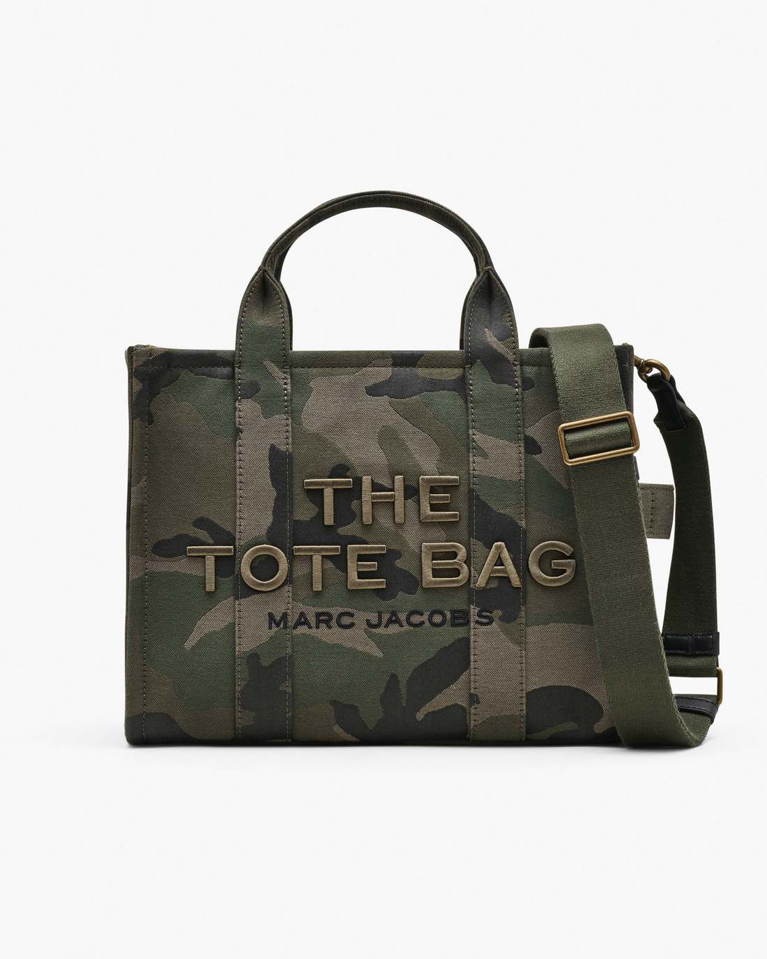 Marc Jacobs The Camo Jacquard Medium Tote Bag Camo Multi BAGS
