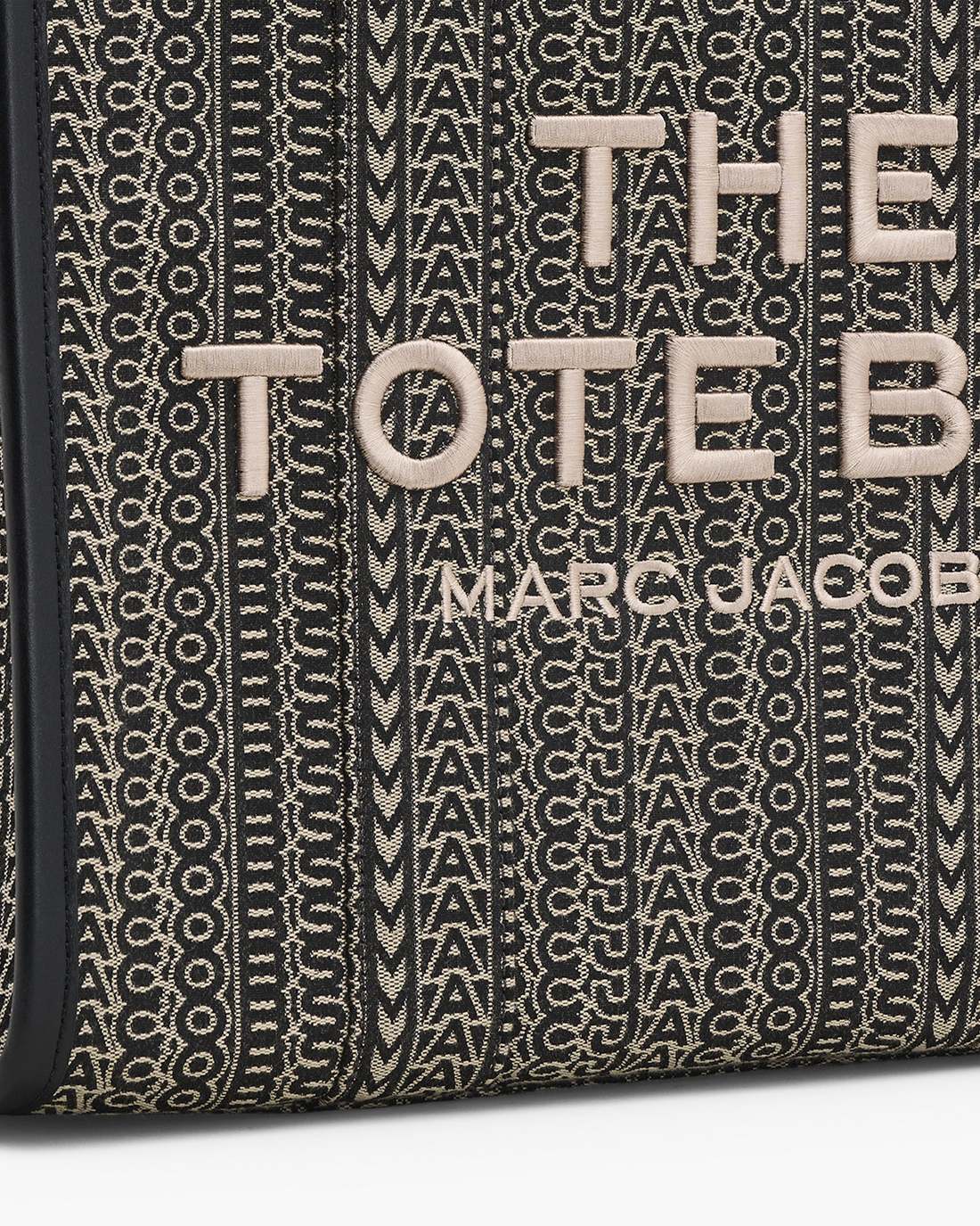 Marc Jacobs The Monogram Jacquard Large Tote Bag Beige Multi BAGS