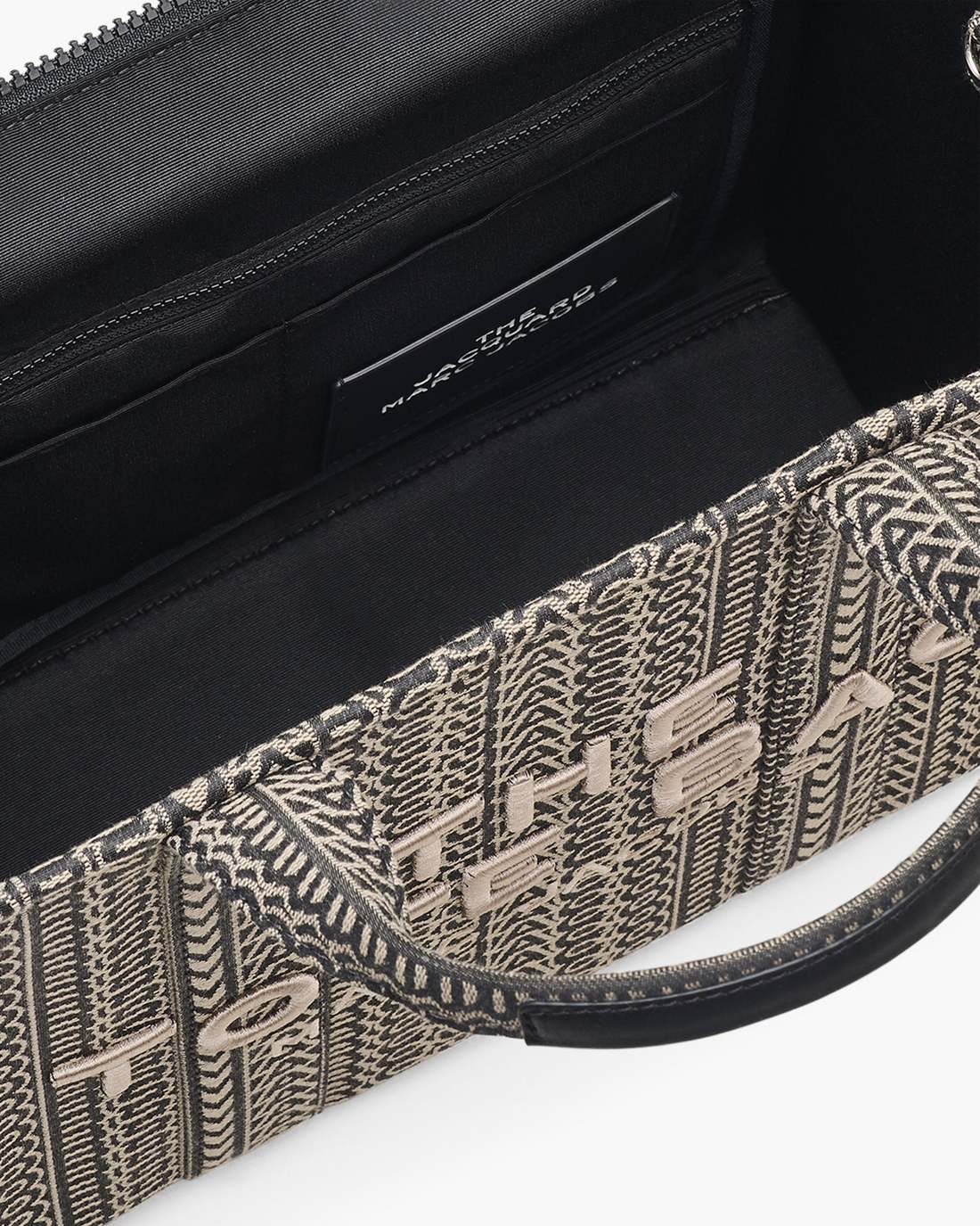 Marc Jacobs The Monogram Jacquard Medium Tote Bag Beige Multi BAGS