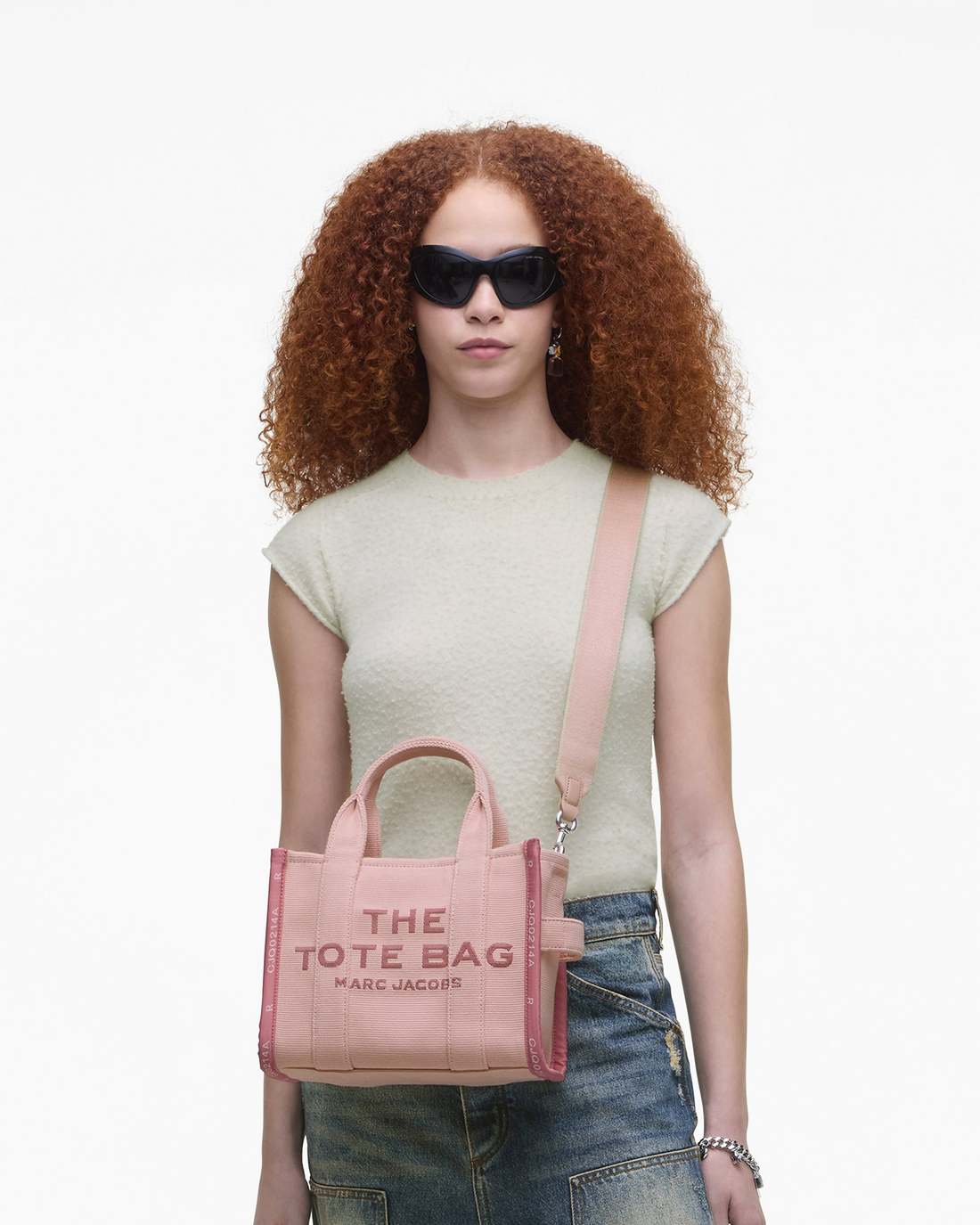 Marc Jacobs The Jacquard Small Tote Bag Rose BAGS