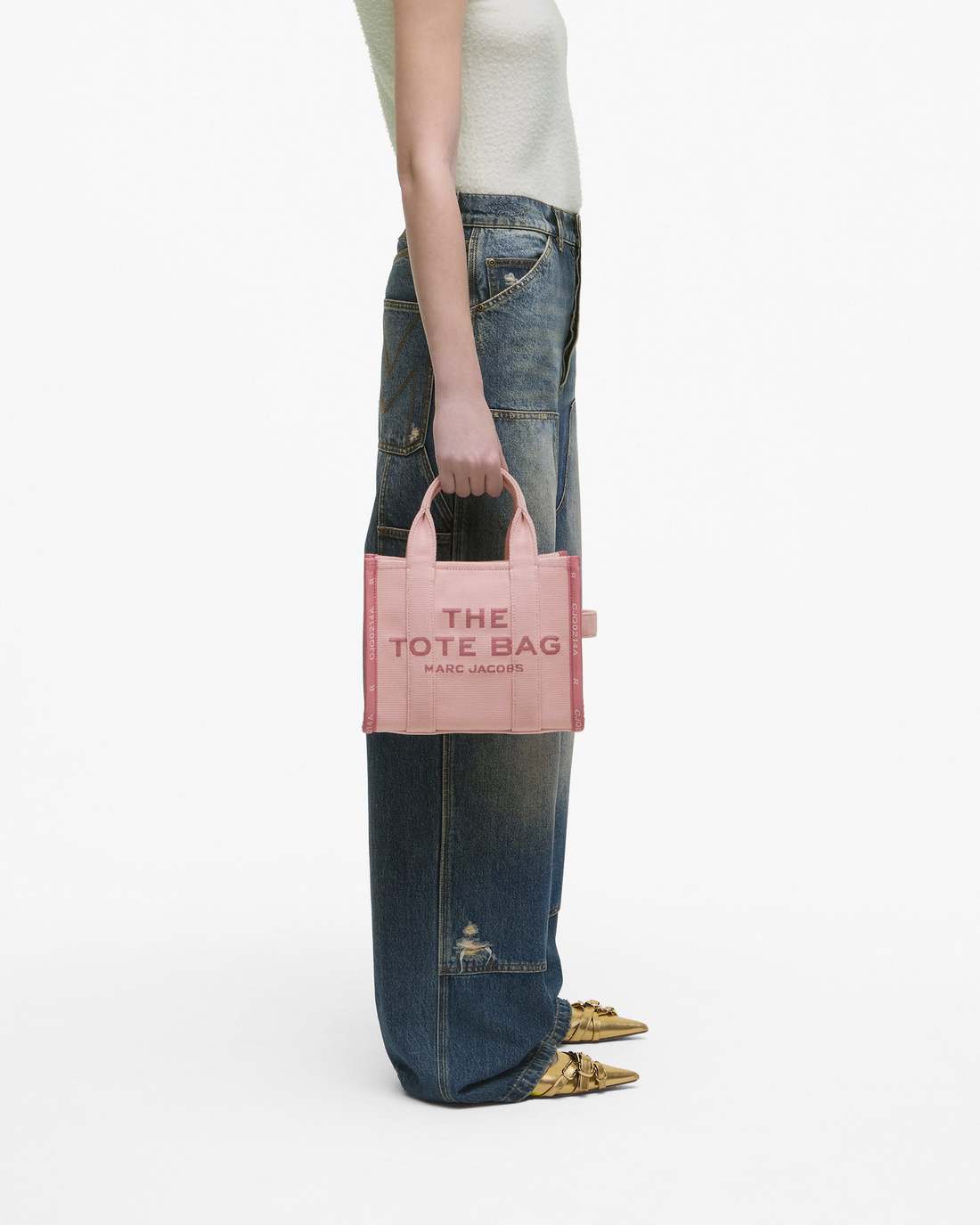Marc Jacobs The Jacquard Small Tote Bag Rose BAGS