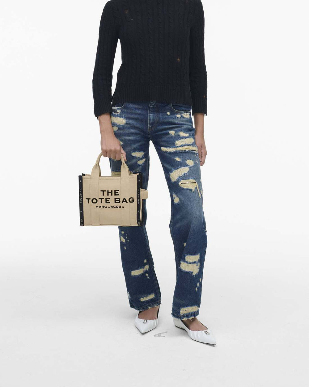 Marc Jacobs The Jacquard Small Tote Bag Warm Sand BAGS