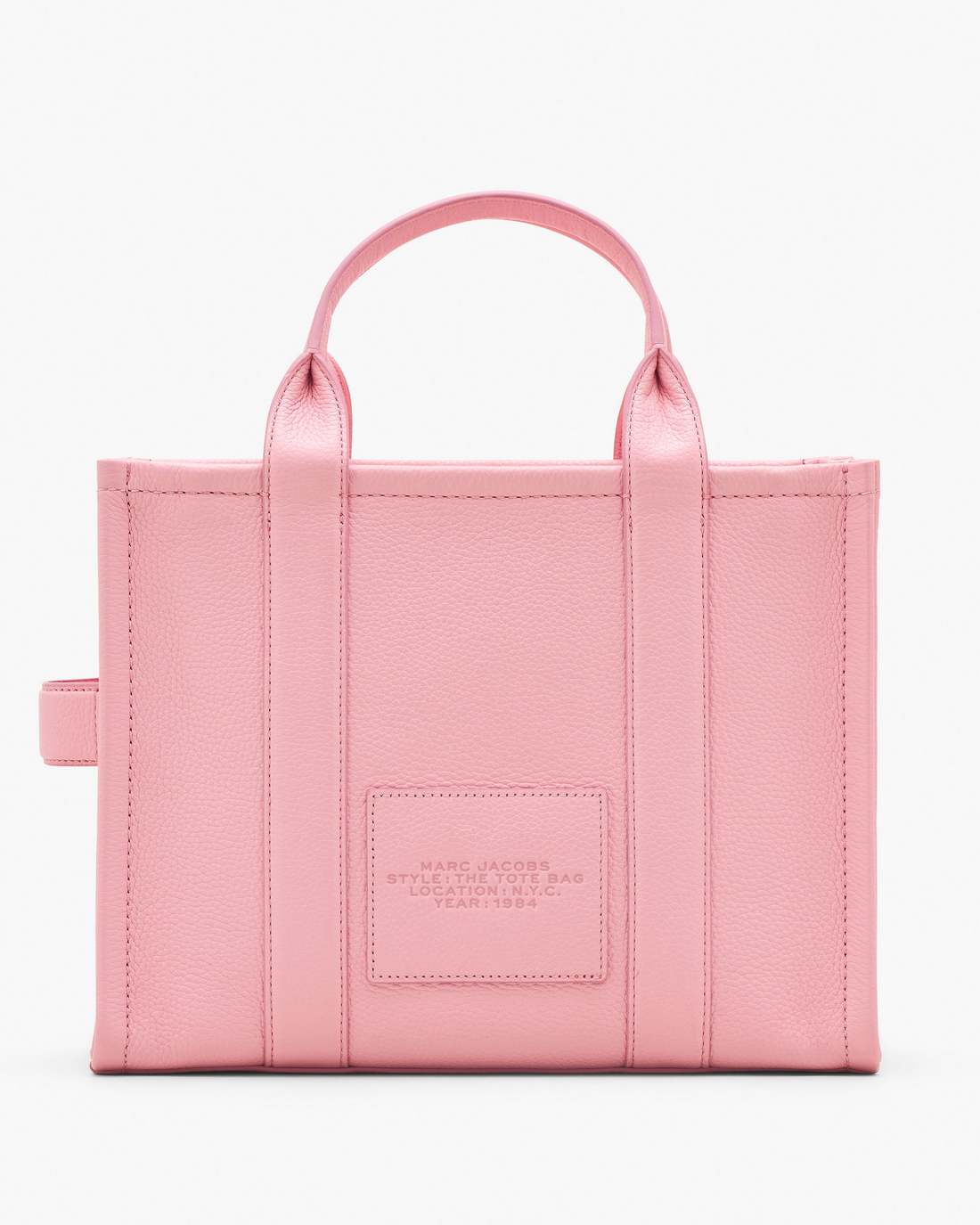 Marc Jacobs The Leather Medium Tote Bag Ribbon Pink BAGS