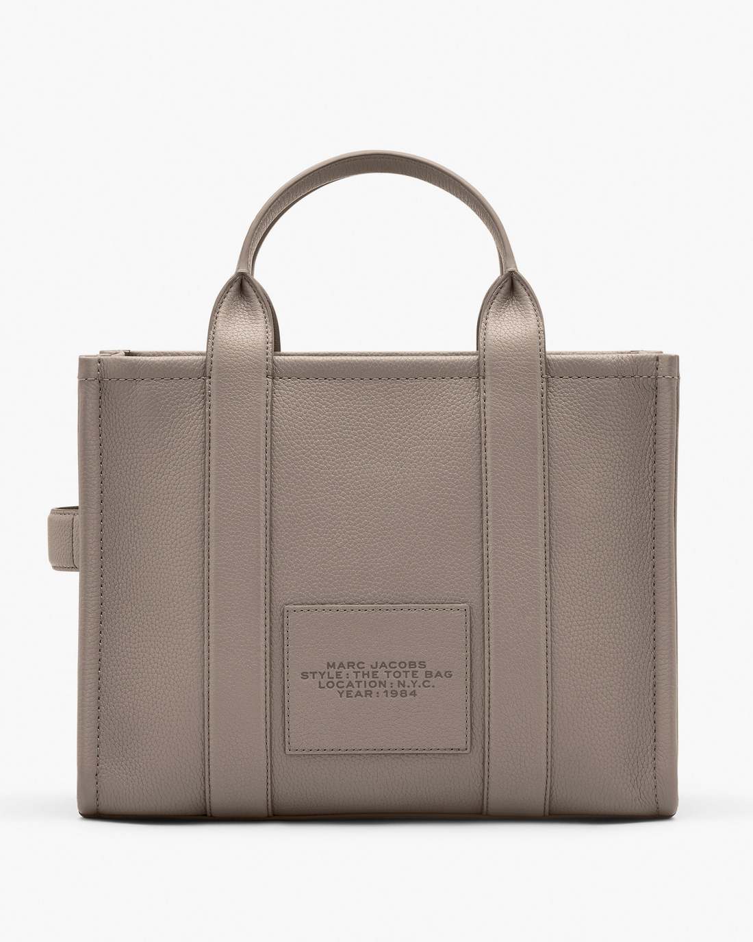 Marc Jacobs The Leather Medium Tote Bag Cement BAGS