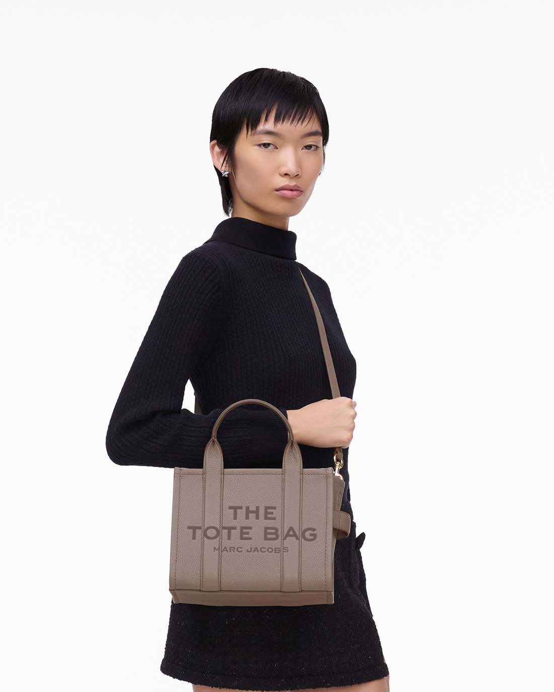 Marc Jacobs The Leather Small Tote Bag Cement BAGS
