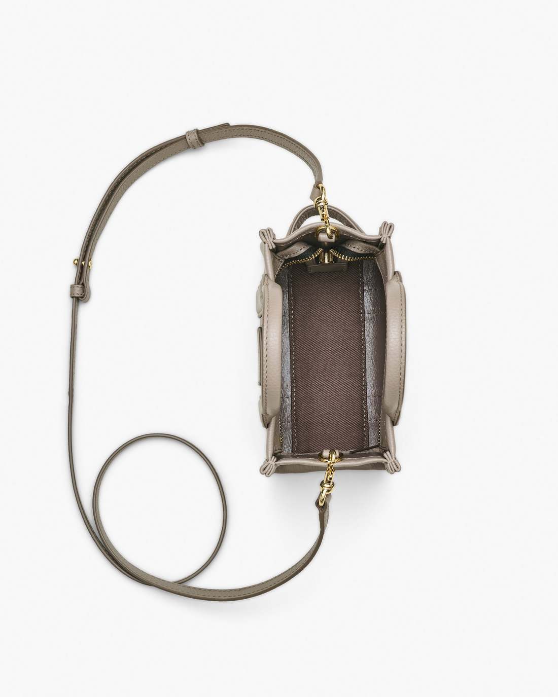 Marc Jacobs The Leather Crossbody Tote Bag Cement BAGS