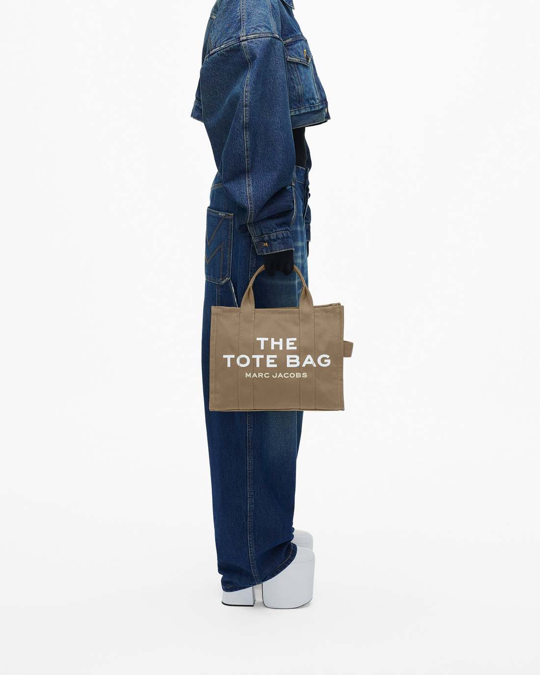 Marc Jacobs The Canvas Medium Tote Bag Slate Green BAGS