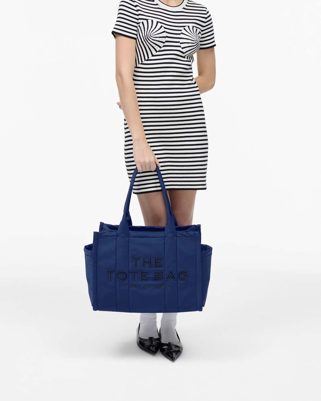 Marc Jacobs The Puffy Nylon Large Tote Bag Blue Sea BAGS