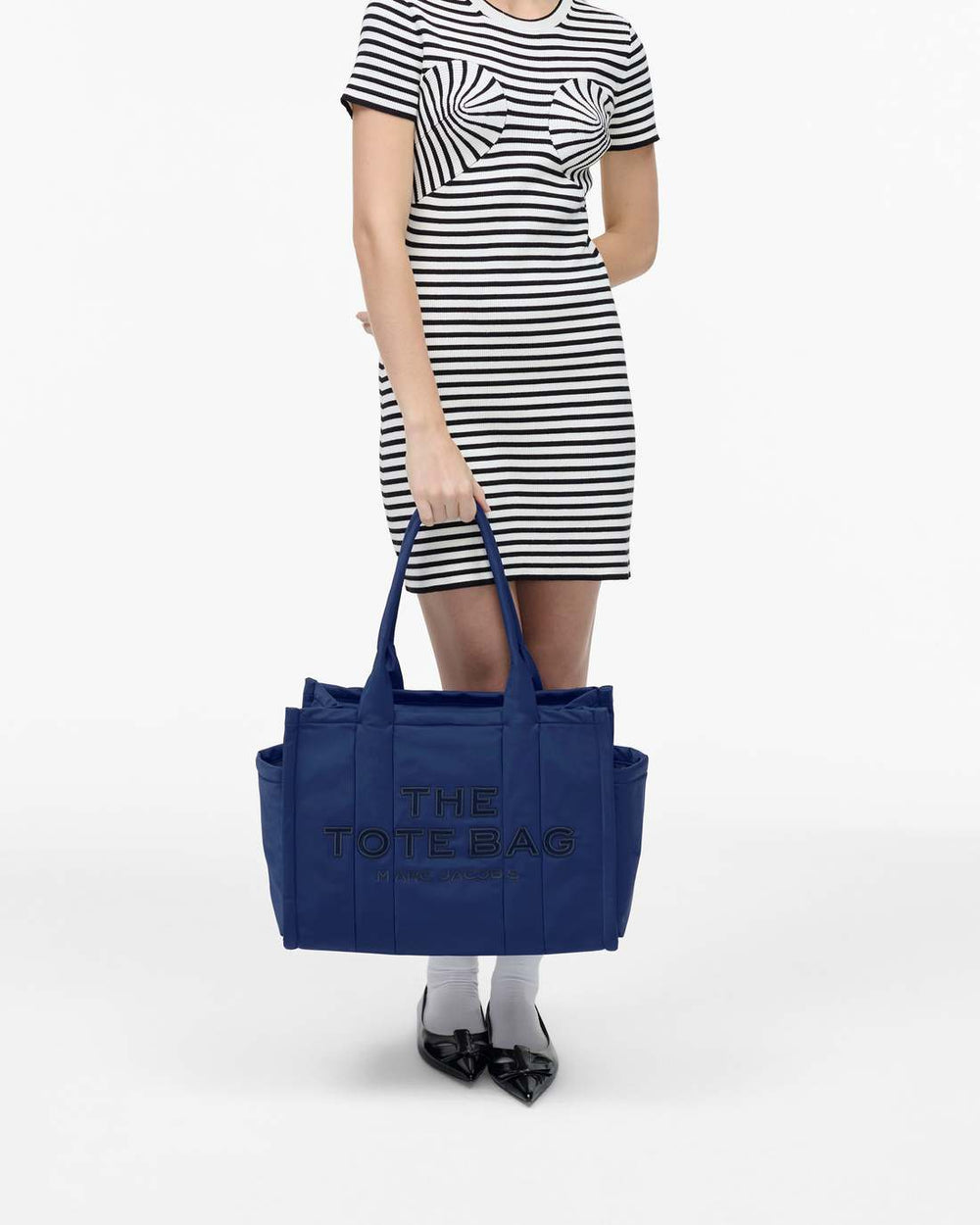 Marc Jacobs The Puffy Nylon Large Tote Bag Blue Sea BAGS