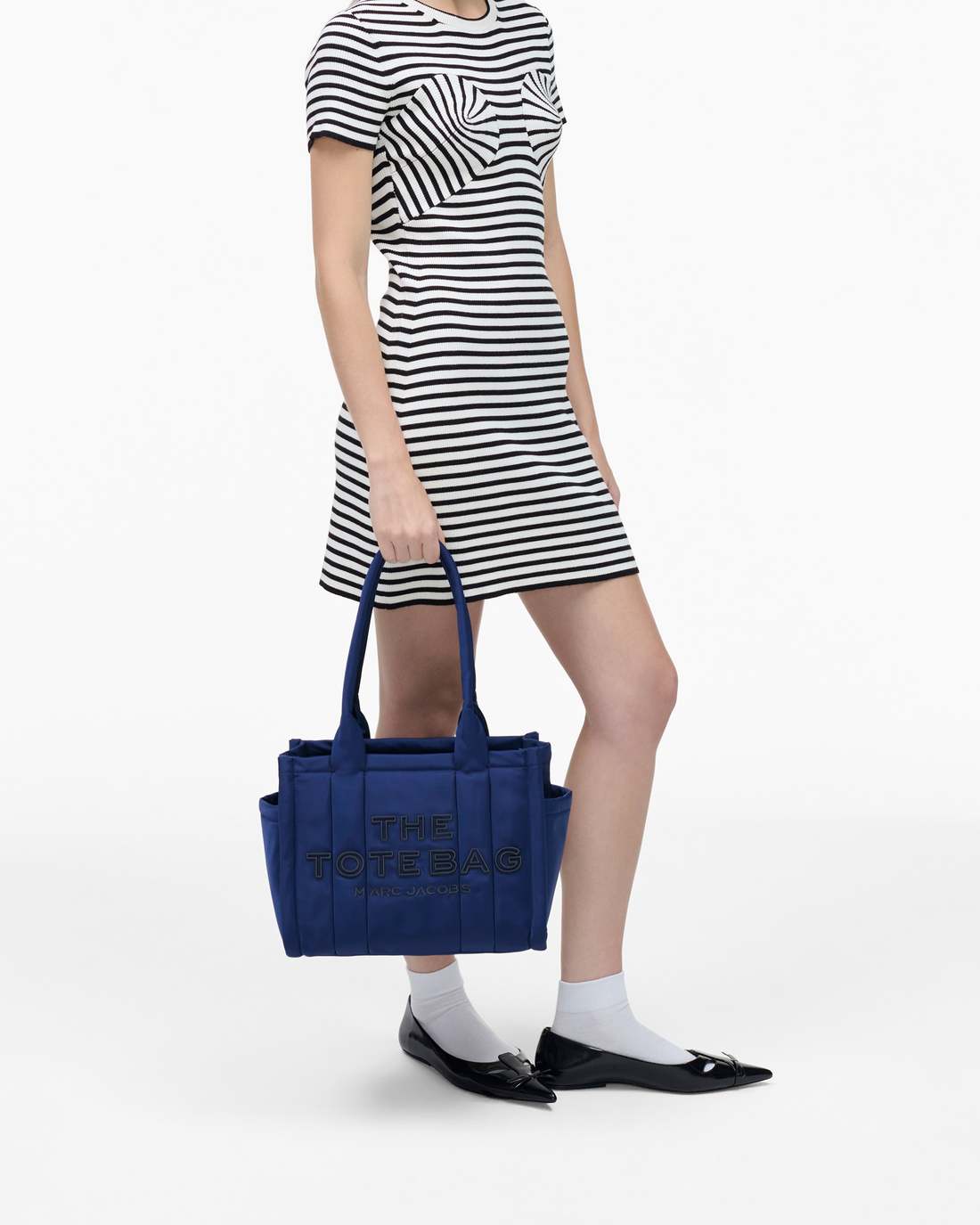 Marc Jacobs The Puffy Nylon Medium Tote Bag Blue Sea BAGS
