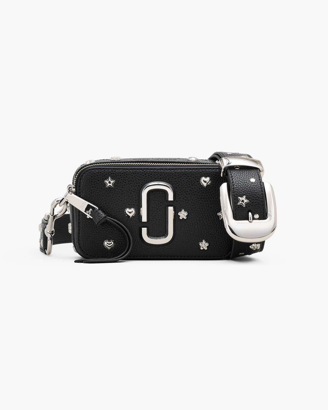 Marc Jacobs The Mini Icon Stud Snapshot Black Multi BAGS|NEW ARRIVALS