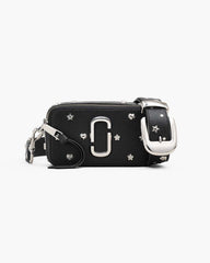Marc Jacobs The Mini Icon Stud Snapshot Black Multi BAGS|NEW ARRIVALS
