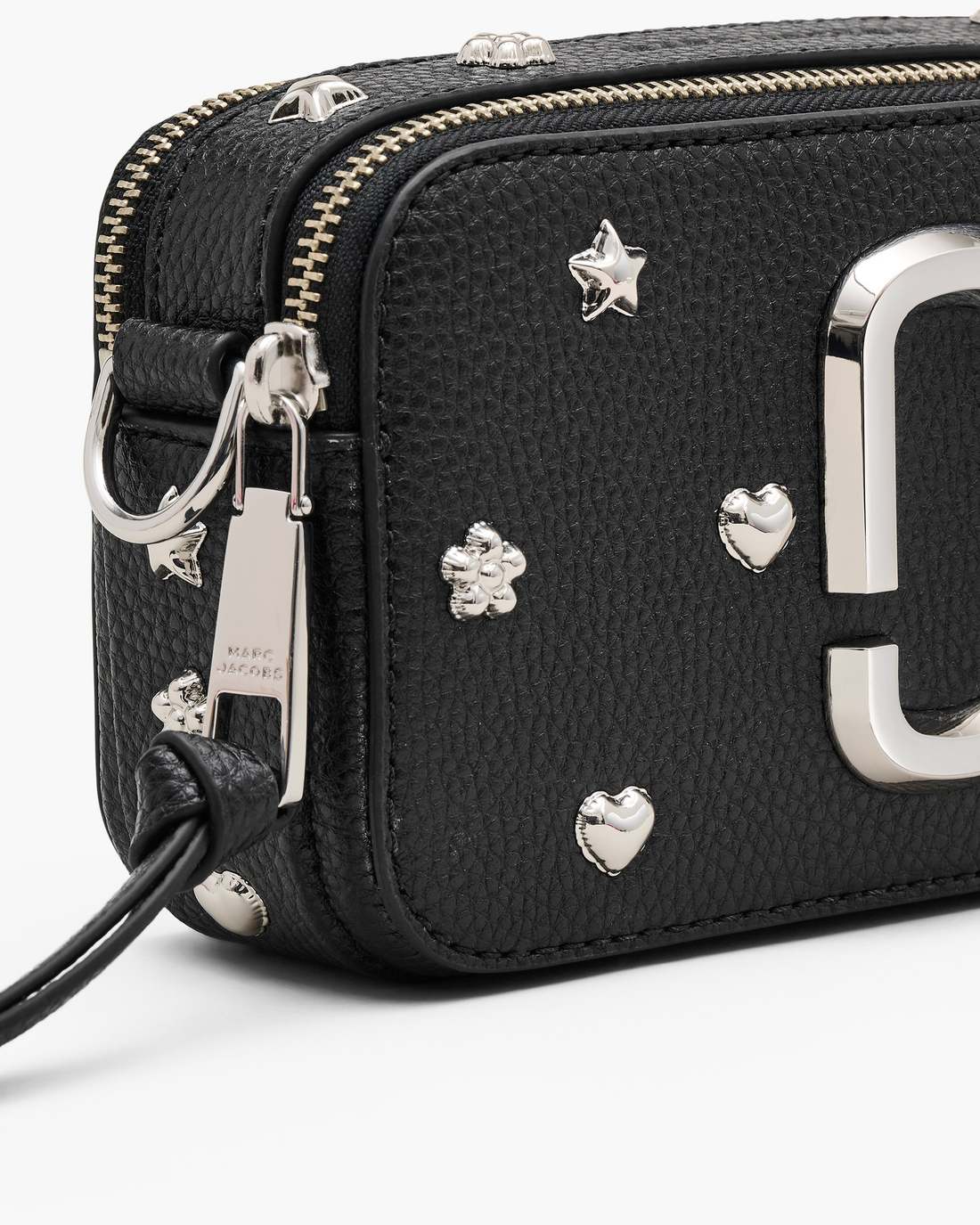 Marc Jacobs The Mini Icon Stud Snapshot Black Multi BAGS|NEW ARRIVALS