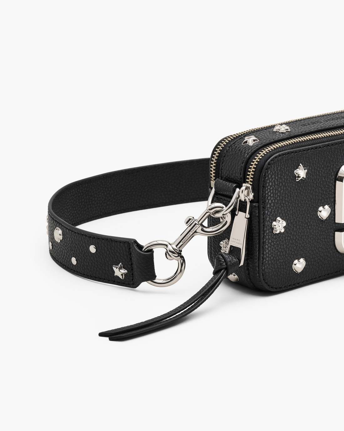 Marc Jacobs The Mini Icon Stud Snapshot Black Multi BAGS|NEW ARRIVALS