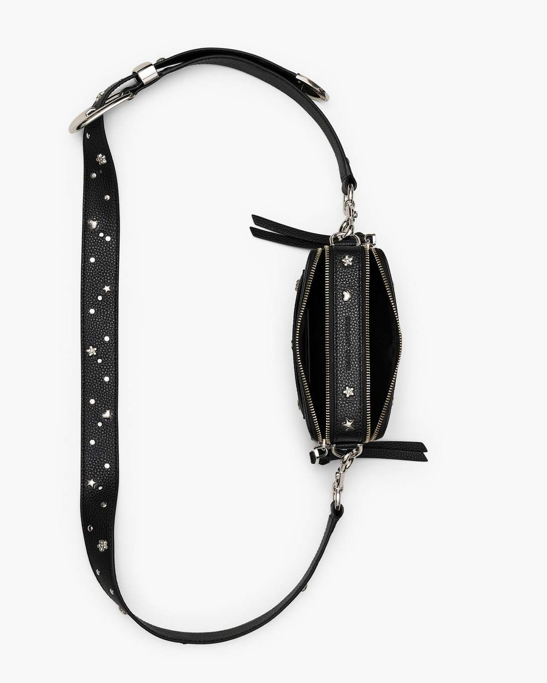 Marc Jacobs The Mini Icon Stud Snapshot Black Multi BAGS|NEW ARRIVALS