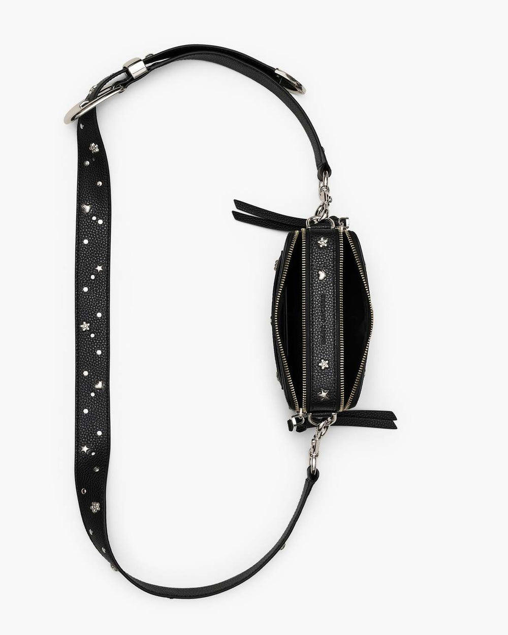 Marc Jacobs The Mini Icon Stud Snapshot Black Multi BAGS|NEW ARRIVALS