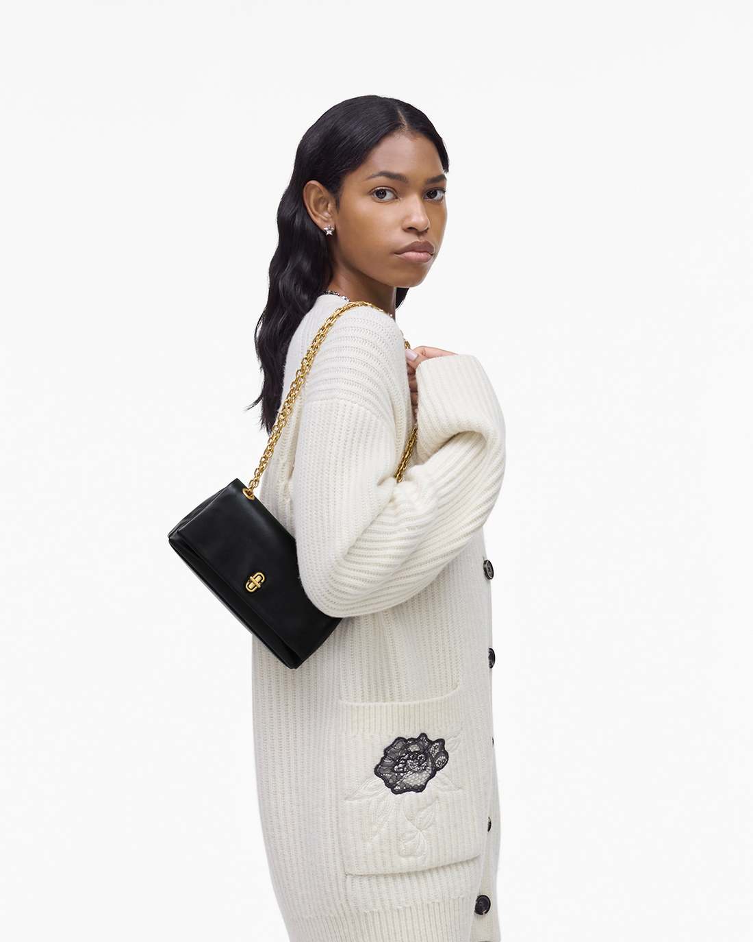 Marc Jacobs The Dual Chain Mini Bag Black BAGS|WALLETS