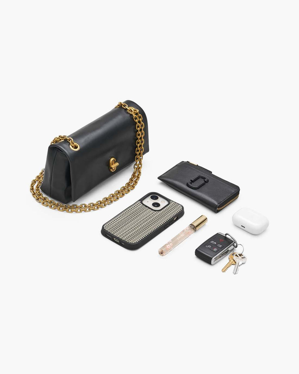 Marc Jacobs The Dual Chain Mini Bag Cloud White BAGS|WALLETS
