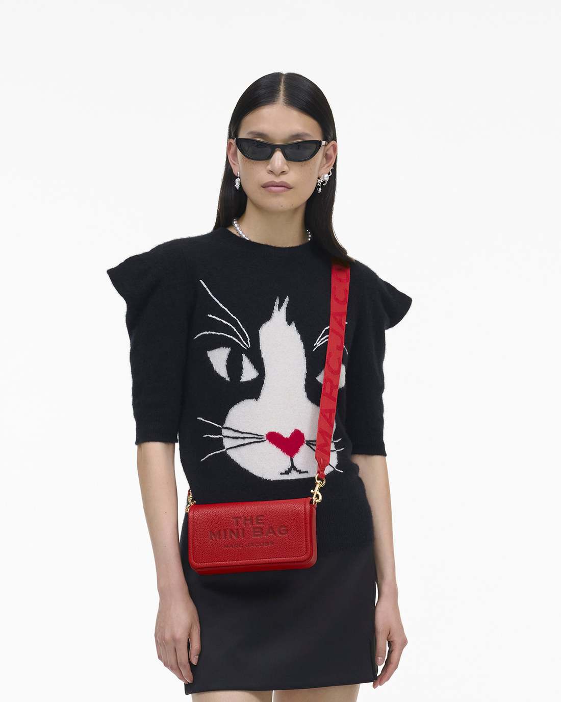 Marc Jacobs The Leather Mini Bag True Red BAGS|WALLETS