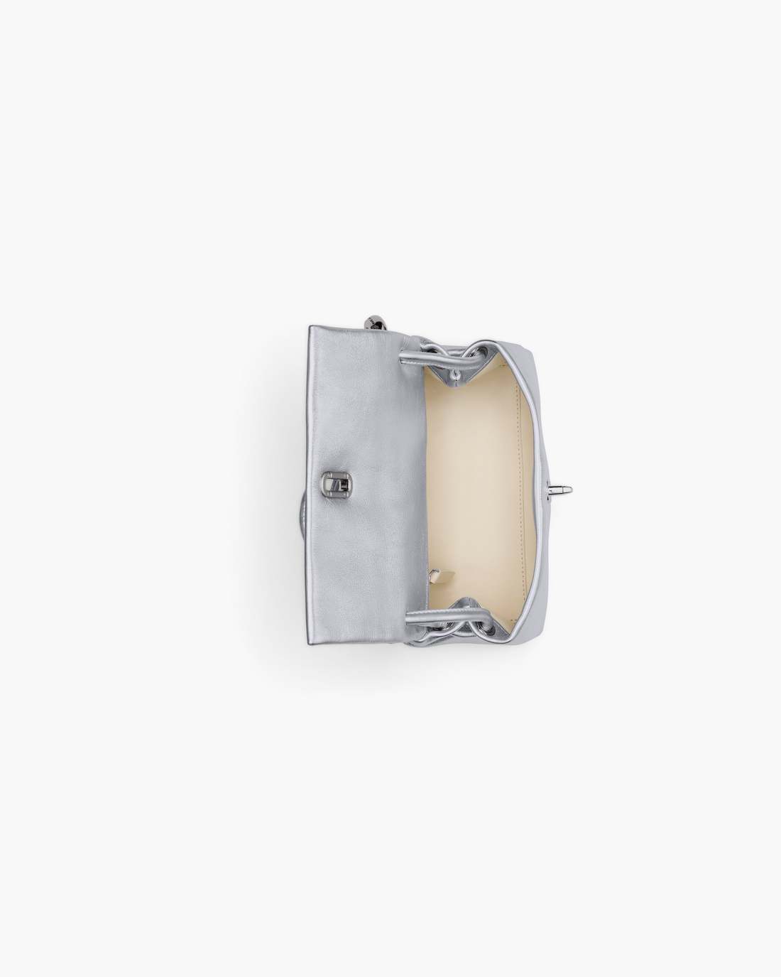 Marc Jacobs The Metallic Mini Dual Bag Silver BAGS