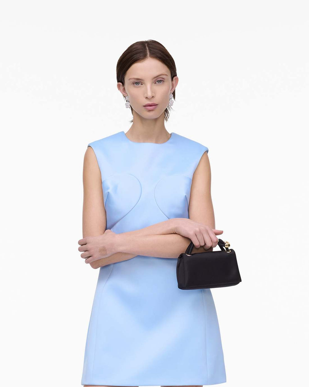 Marc Jacobs The Satin Micro Dual Bag Black BAGS