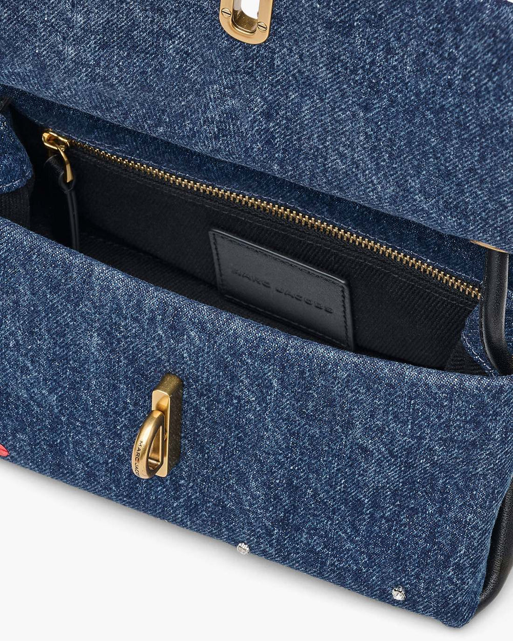 Marc Jacobs The Trinket Charm Denim Mini Dual Bag Medium Wash Multi BAGS|NEW ARRIVALS