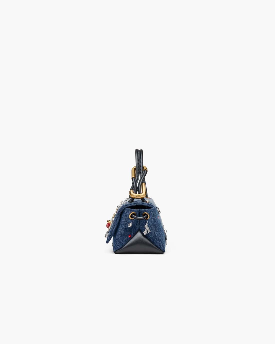 Marc Jacobs The Trinket Charm Denim Mini Dual Bag Medium Wash Multi BAGS|NEW ARRIVALS