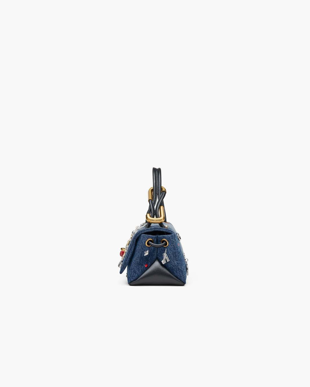 Marc Jacobs The Trinket Charm Denim Mini Dual Bag Medium Wash Multi BAGS|NEW ARRIVALS