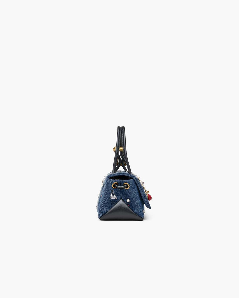 Marc Jacobs The Trinket Charm Denim Mini Dual Bag Medium Wash Multi BAGS|NEW ARRIVALS