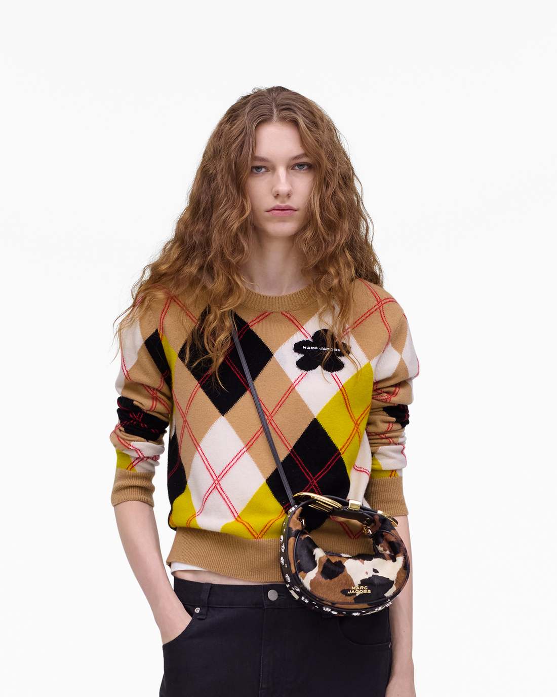 Marc Jacobs The Cow Haircalf Party Bag Mocha Multi BAGS|NEW ARRIVALS